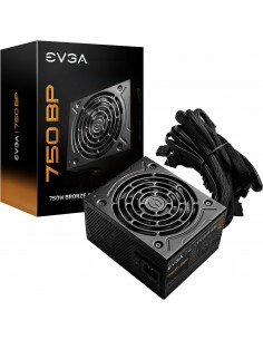 FUENTE DE PODER EVGA 750W Certificacion 80+ Bronce, 100-BP-0750-K1