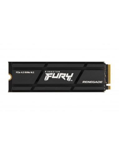 UNIDAD SSD KINGSTON FURYRENEGADE NVME 4TB M.2 PCLE 4.0(SFYRDK 4000G) DISIPADOR