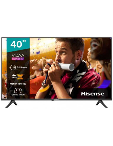 Televisor Hisense 40A4KV - 40 pulgadas, LED 4K UHD, 1920 x 1080 Pixeles, VIDAA SMART TV