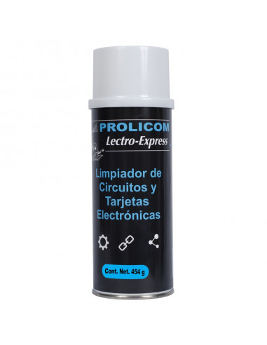 Limpiador antiestático PROLICOM - LECTRO-EXPRESS, 454ml, Limpiador en spray, Anti estáticos de circuitos