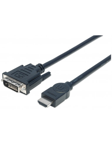 CABLE HDMI,MANHATTAN,372510, - DVI-D M-M  3.0M