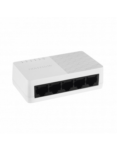 Switch No Administrable de 5 Puertos para Escritorio / Fast Ethernet  10 / 100 Mbps / Diseño Compacto y Estetico