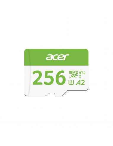 Memoria MicroSD ACER MSC300 256GB - 160MB s UHS-I V30 BL.9BWWA.323 Clase 10 A2