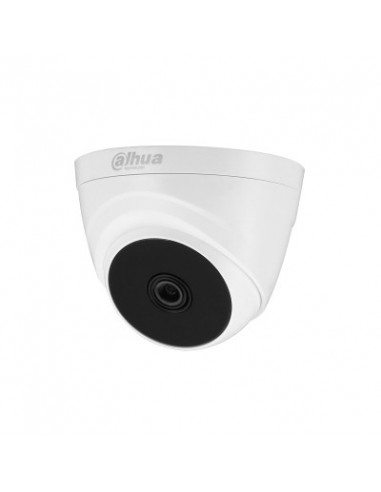 CAMARA DAHUA   DOMO 2MP  LENTE 2.8 MM   103 GRADOS DE APERTURA  SMART IR 20 MTS  USO INTERIOR  CVI TVI AHD CBVS 