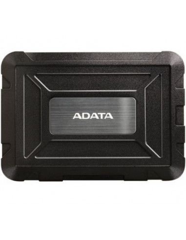 Enclouser para Disco Duro SATA 2.5" ADATA ED600, Resistencia IP54, USB 3.2, hasta 5GB/s Negro. AED600-U31-CBK