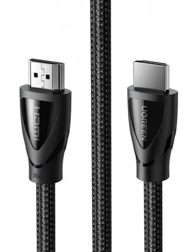 Cable de Video HDMI a HDMI 1m Ugreen, Hasta 8K 60Hz y 4K 120Hz. 80401