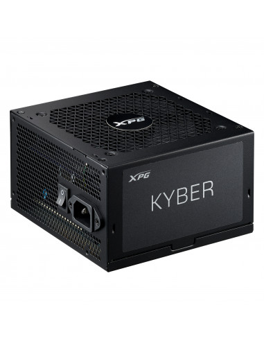 Fuente de Poder XPG KYBER - 650W, No modular. Color NEGRO.  KYBER650G-BKCUS