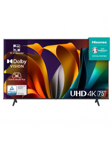 Televisor Hisense 75A6N - 75 pulgadas, LED 4K UHD, 3840 x 2160 Pixeles, GOOGLE SMART