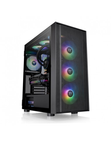 Gabinete THERMALTAKE H570 TG Black CA-1T9-00M1WN-00 - H570 TG ARGB mid-tower