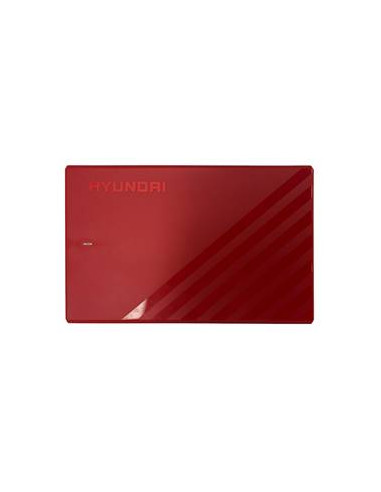 DISCO DURO EXTERNO HYUNDAI 500GB 2.5 USBá ROJO 500HYNRED CABLE DE TRANSFERENCIA INCLUIDO - 