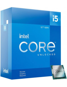 Procesador Intel Core i5-12600KF 3.7GHz 10 Nucleos (4 E + 6 P), 20MB Cache,*Sin Disipador y sin Gráficos* LGA1700