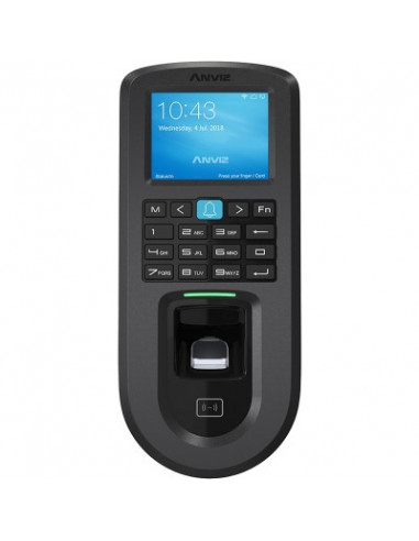 Control de Acceso y Asistencia  Anviz AN-VF30PRO-WIFI - Negro, Si