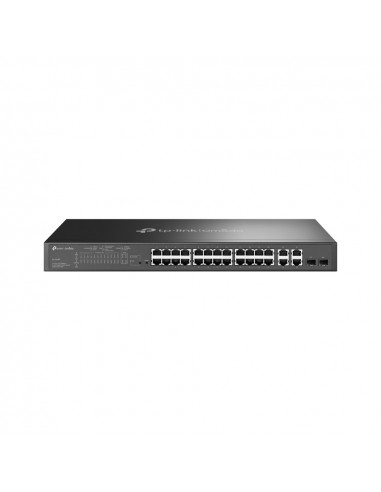 Switch POE Inteligente TP-LINK SL2428P(TL-SL2428P) - Negro, 24