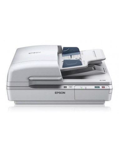 Escáner EPSON DS-7500 - 216 x 1016 mm, 40 ppm, Base plana y ADF, CCD, 4000 páginas