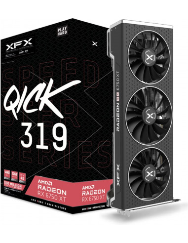 Tarjeta de Video AMD RX 6750XT XFX Quick 319 12GB VRAM GDDR6