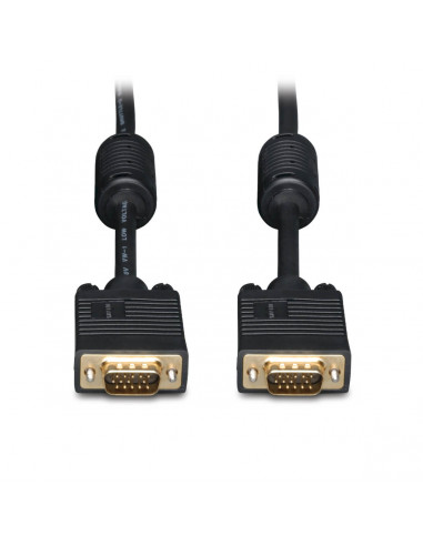 CABLE VGA COAXIAL PARA MONITOR TRIPP-LITE - VGA (D-SUB), VGA (D-SUB), NEGRO